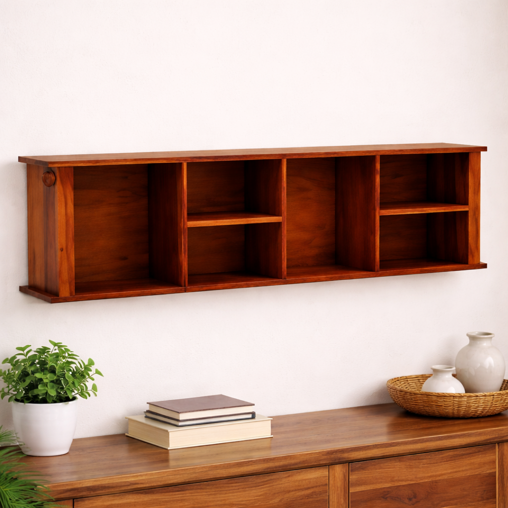 The Artisan Crown-Molded Floating Shelf