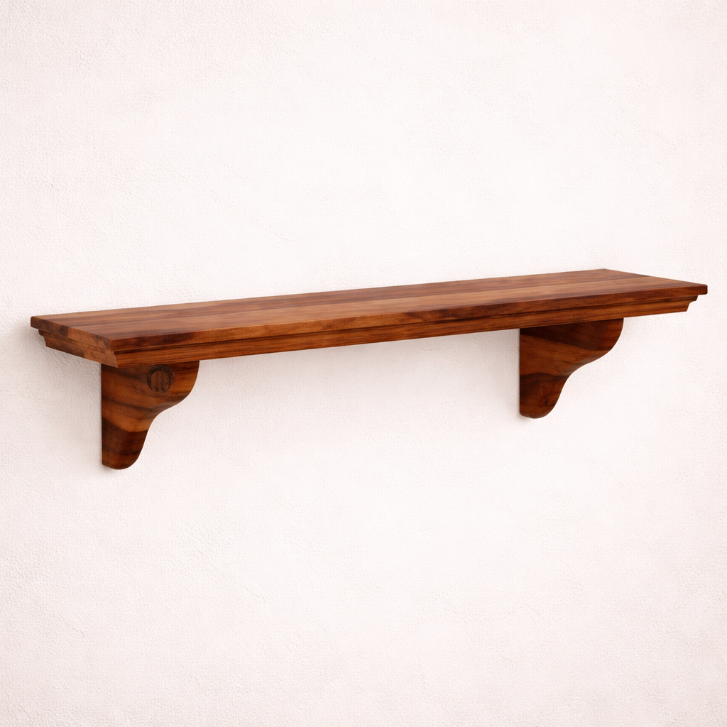 The Artisan Crown-Molded Floating Shelf
