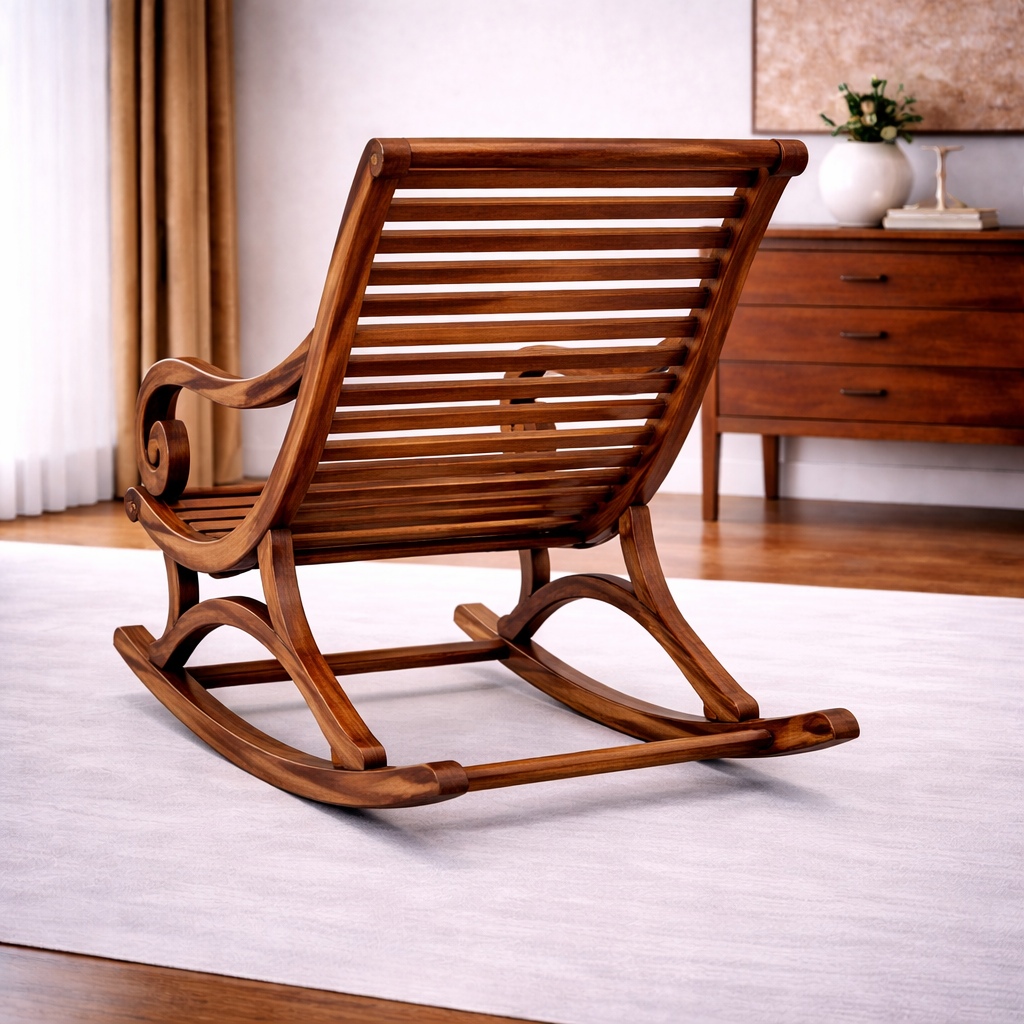 The Artisan Slat-Back Heritage Rocking Chair
