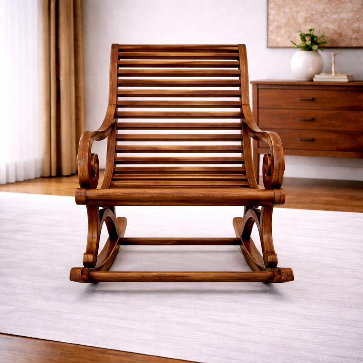 The Artisan Slat-Back Heritage Rocking Chair