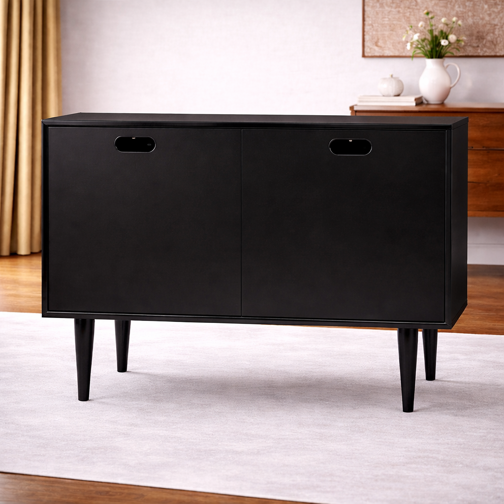 The Artisan Eclipse Cane-Inlay Cabinet