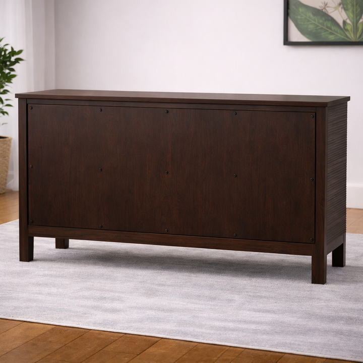 The Artisan Horizontal-Ribbed Midnight Sideboard