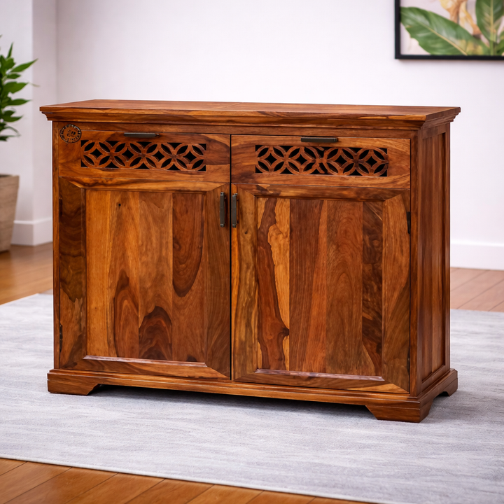 The Artisan Lattice-Accent Heritage Cabinet
