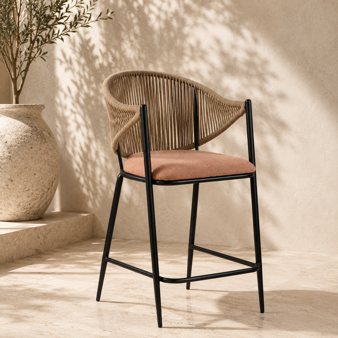 Serena Rope Bar Chair