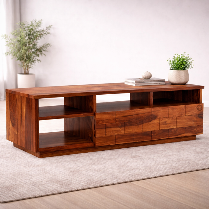 The Artisan Parquetry-Front Media Console