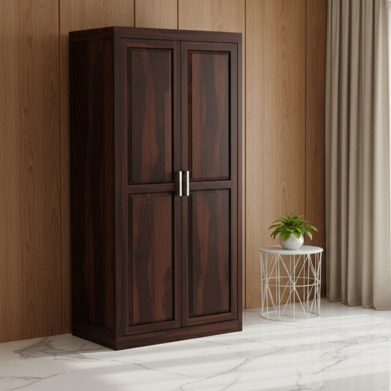 The Garrison Minimalist Double-Door Wardrobe