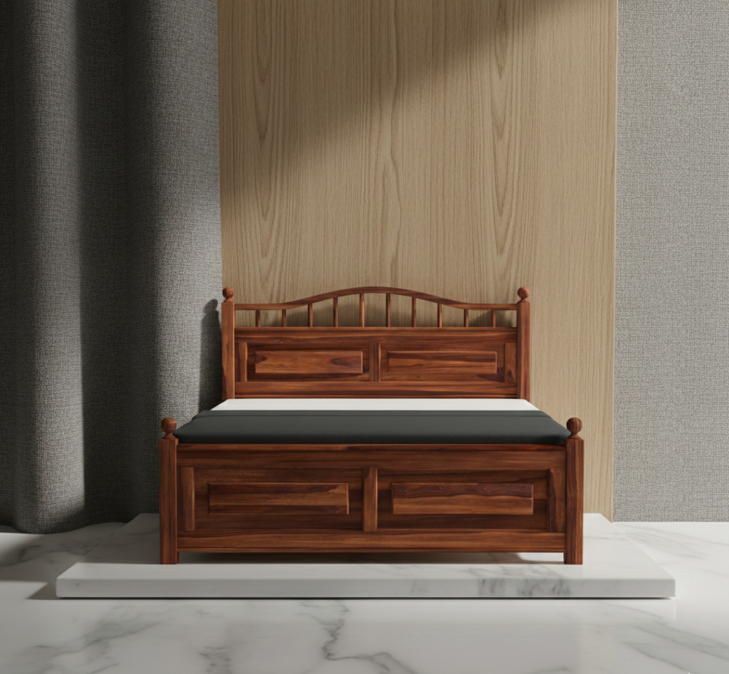 The Artisan Slat-Back Arch Bed