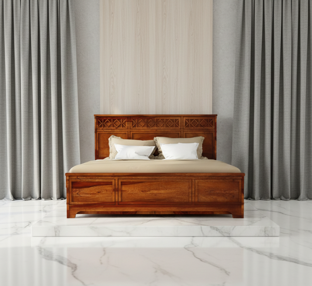 The Artisan Lattice Storage Bed