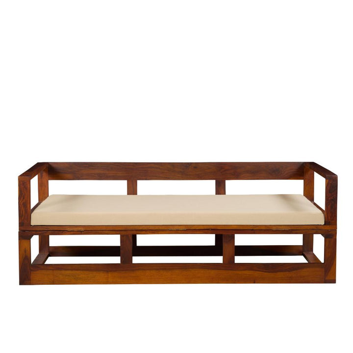 Vivaan Solid Wood Daybed with Cushion