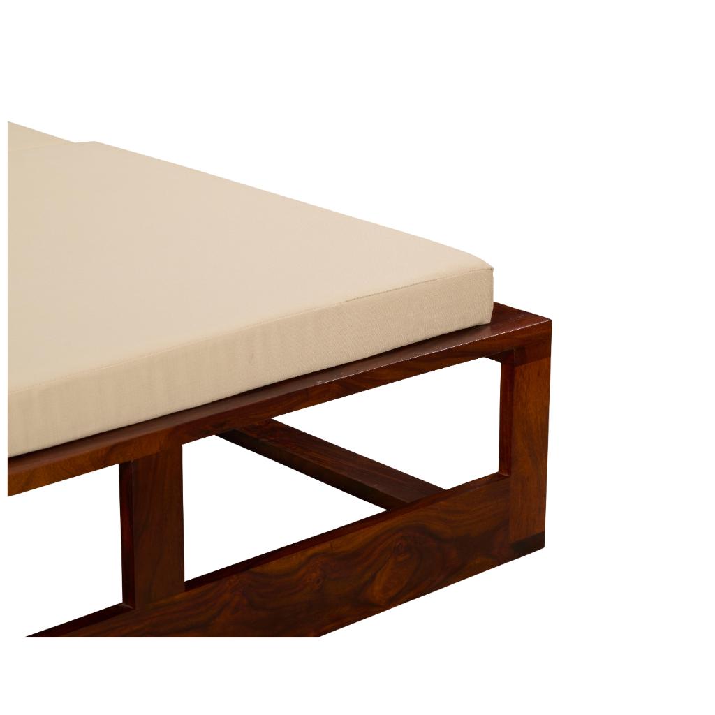 Vivaan Solid Wood Daybed with Cushion