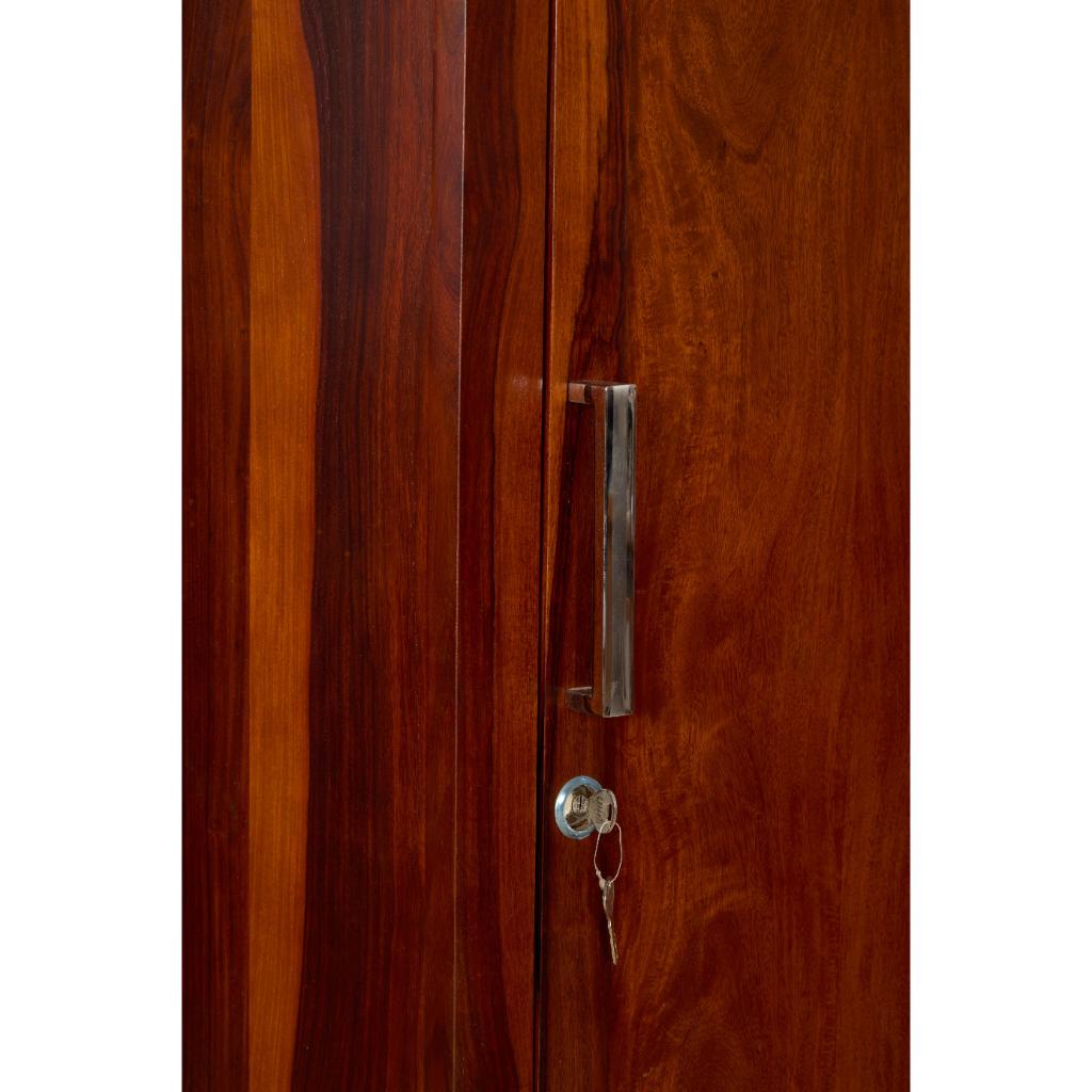 Shaurya Solid Wood Single Door Wardrobe with Drawer