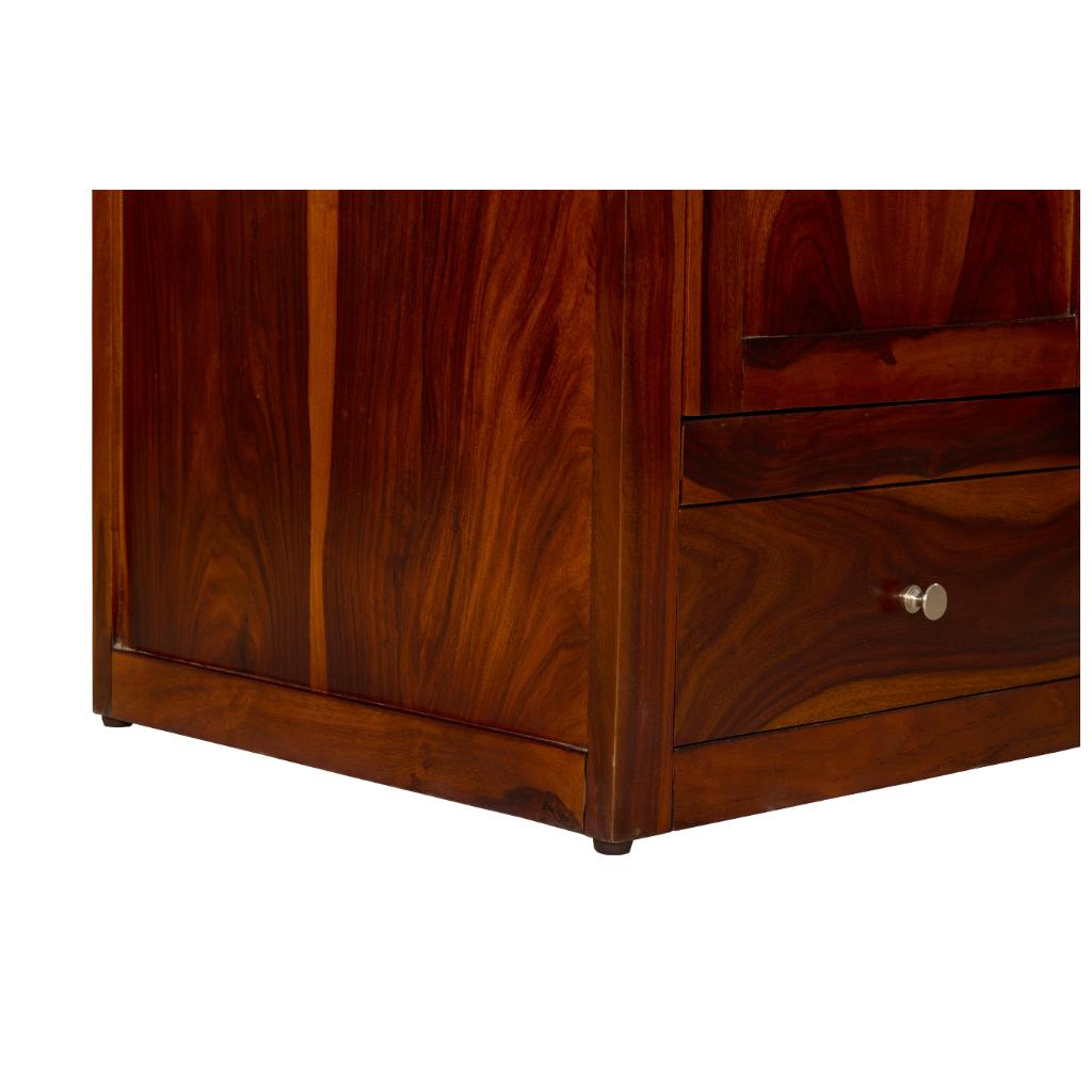 Shaurya Solid Wood Single Door Wardrobe with Drawer