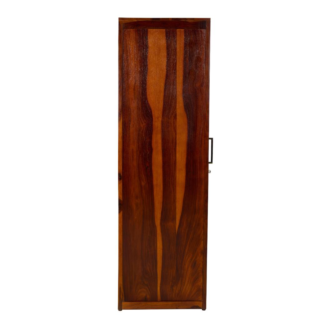 Shaurya Solid Wood Single Door Wardrobe with Drawer