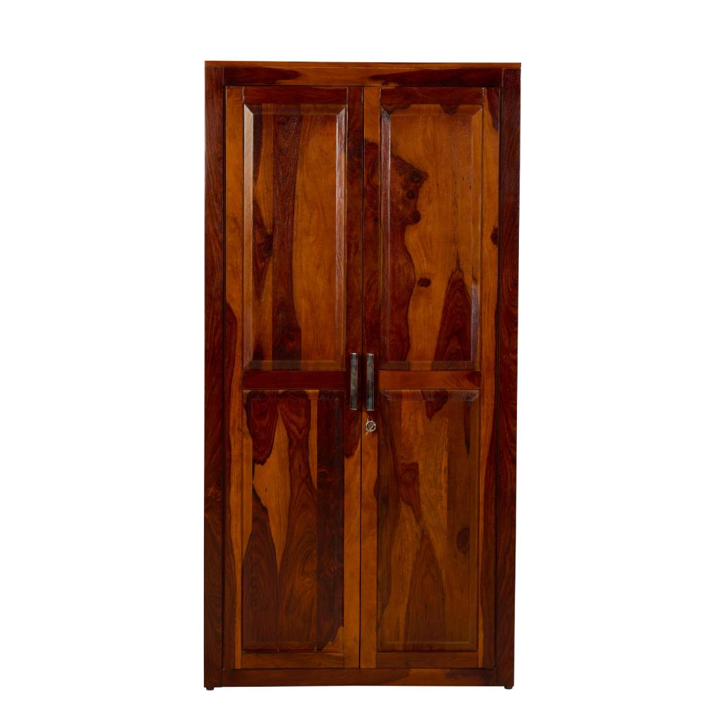 Veeraj Solid Wood Double Door Wardrobe