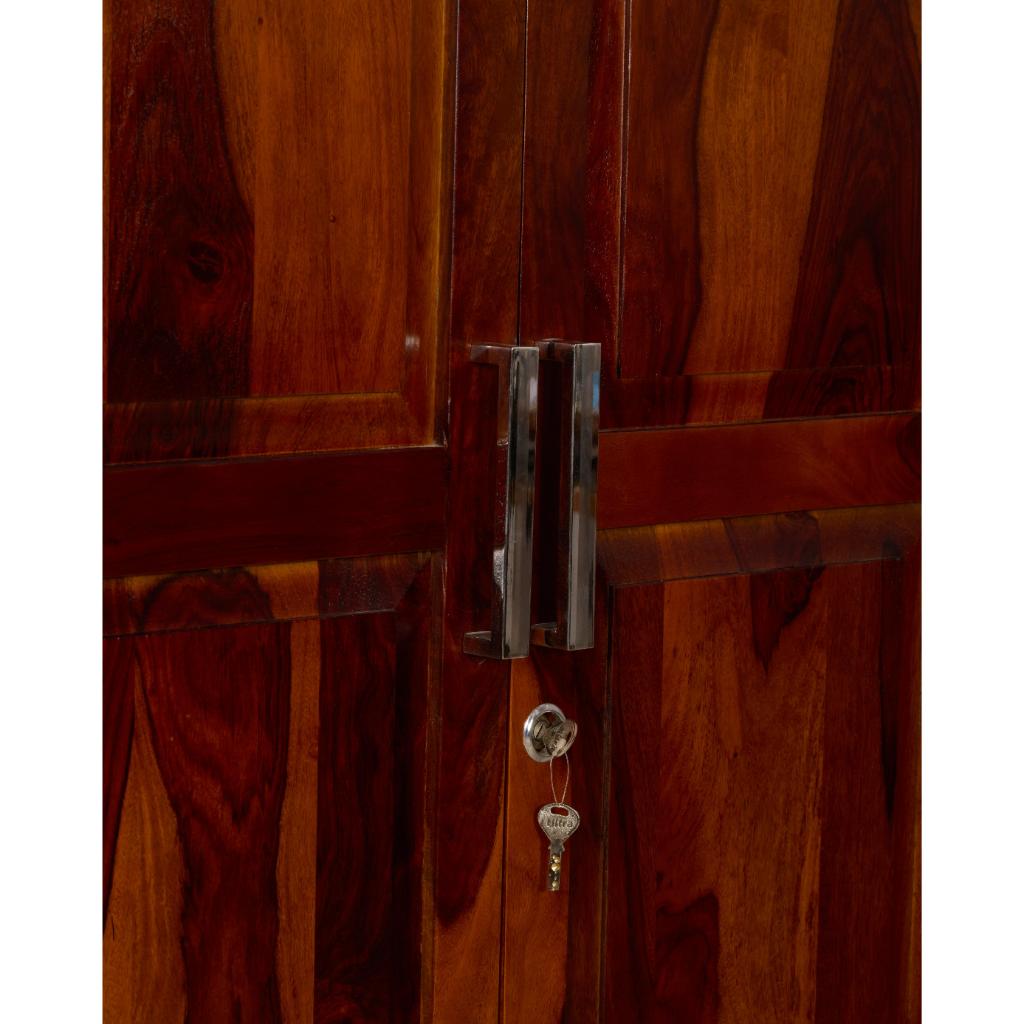 Veeraj Solid Wood Double Door Wardrobe