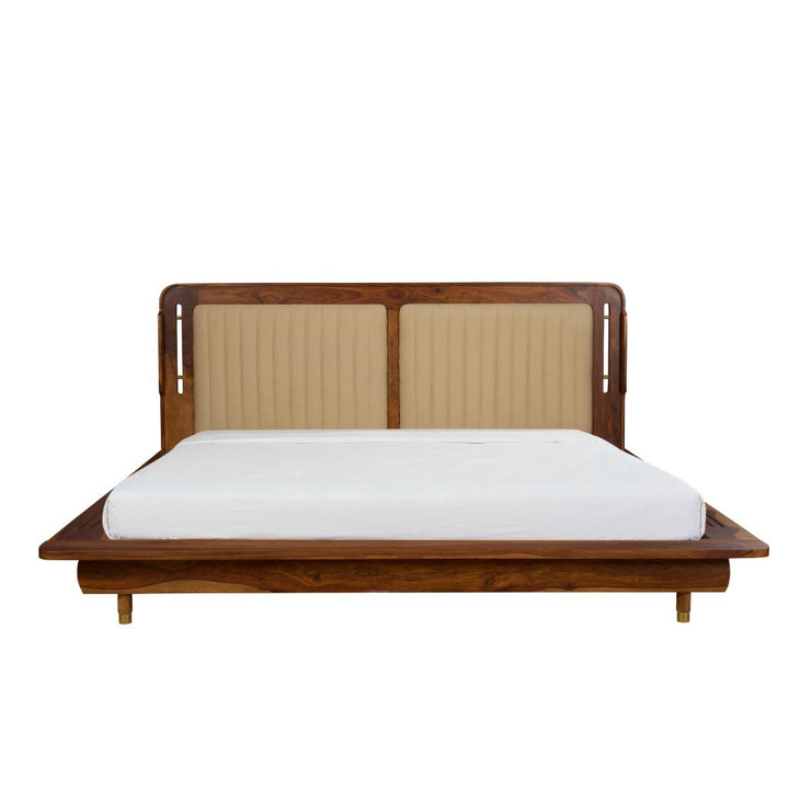 Arnav Upholstered Wooden Platform Bed