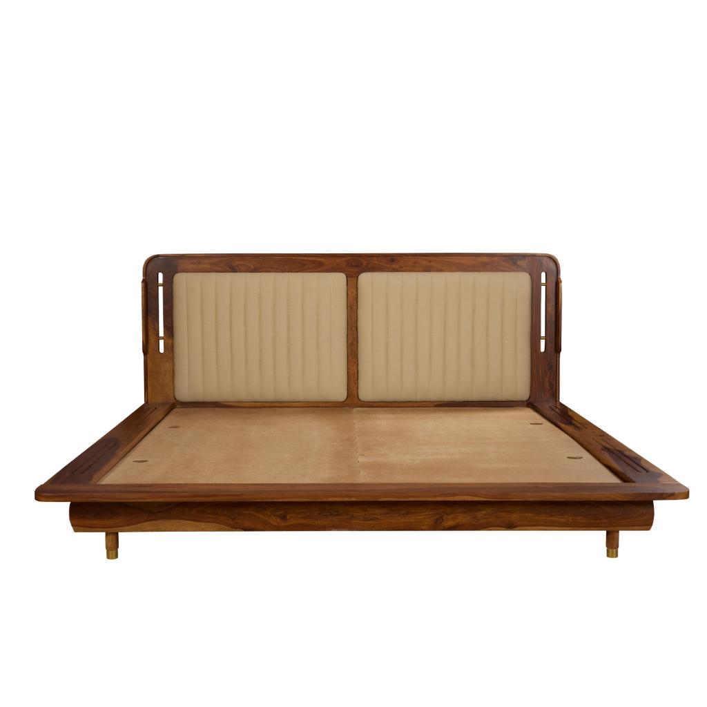 Arnav Upholstered Wooden Platform Bed