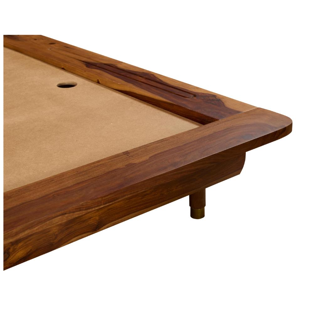 Arnav Upholstered Wooden Platform Bed