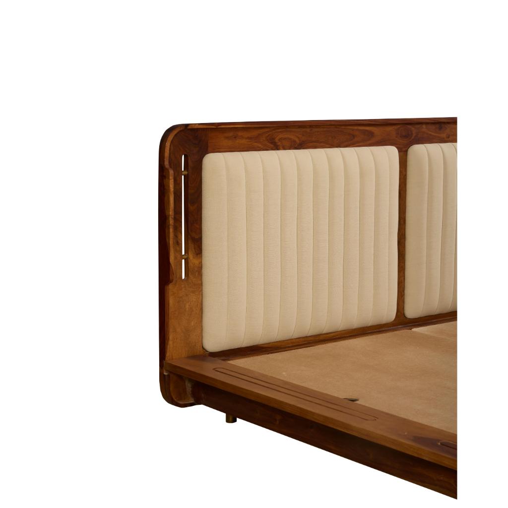 Arnav Upholstered Wooden Platform Bed
