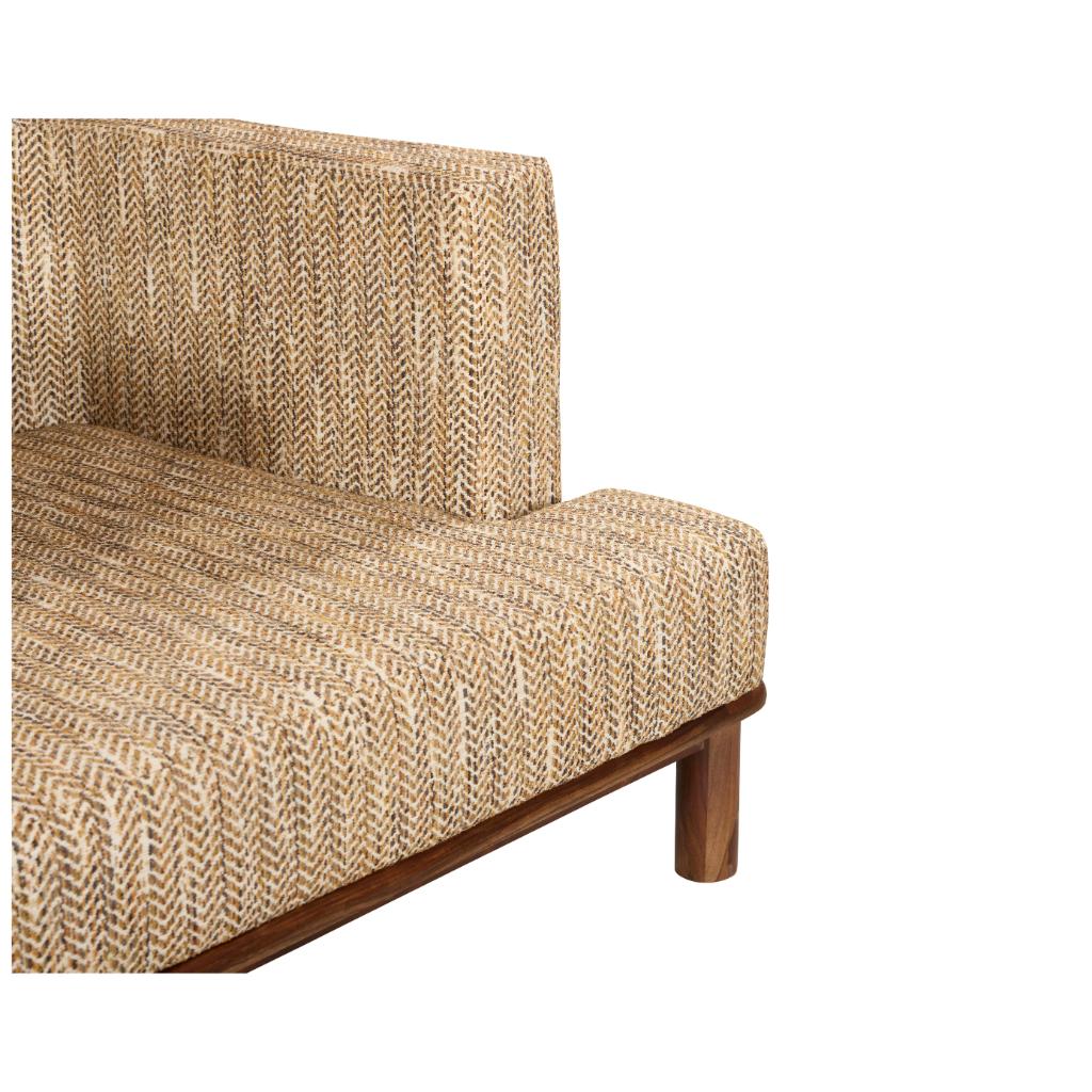 Reyansh Upholstered Wooden Accent Lounge Chair