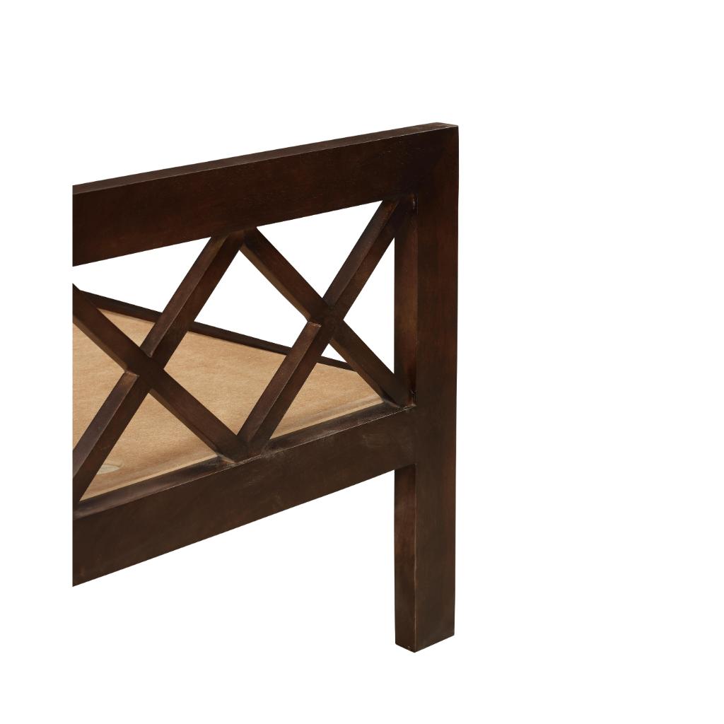 Solid Wood Classic Lattice Bed