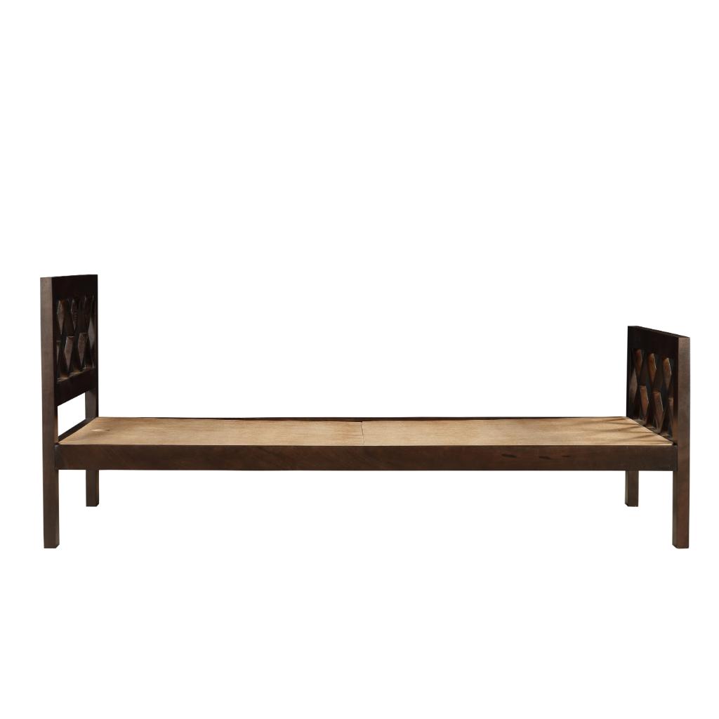 Solid Wood Classic Lattice Bed