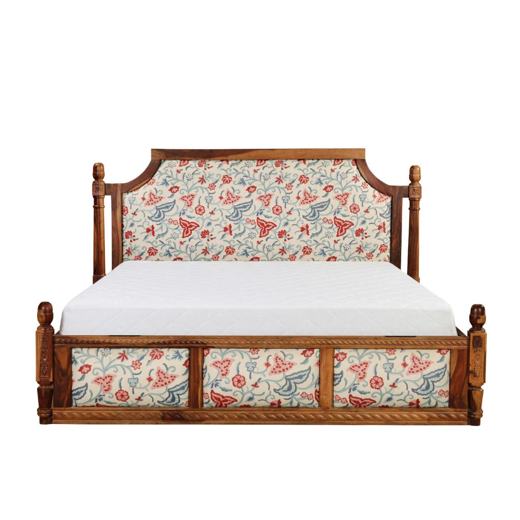 Upholstered Solid Wood Classic Bed