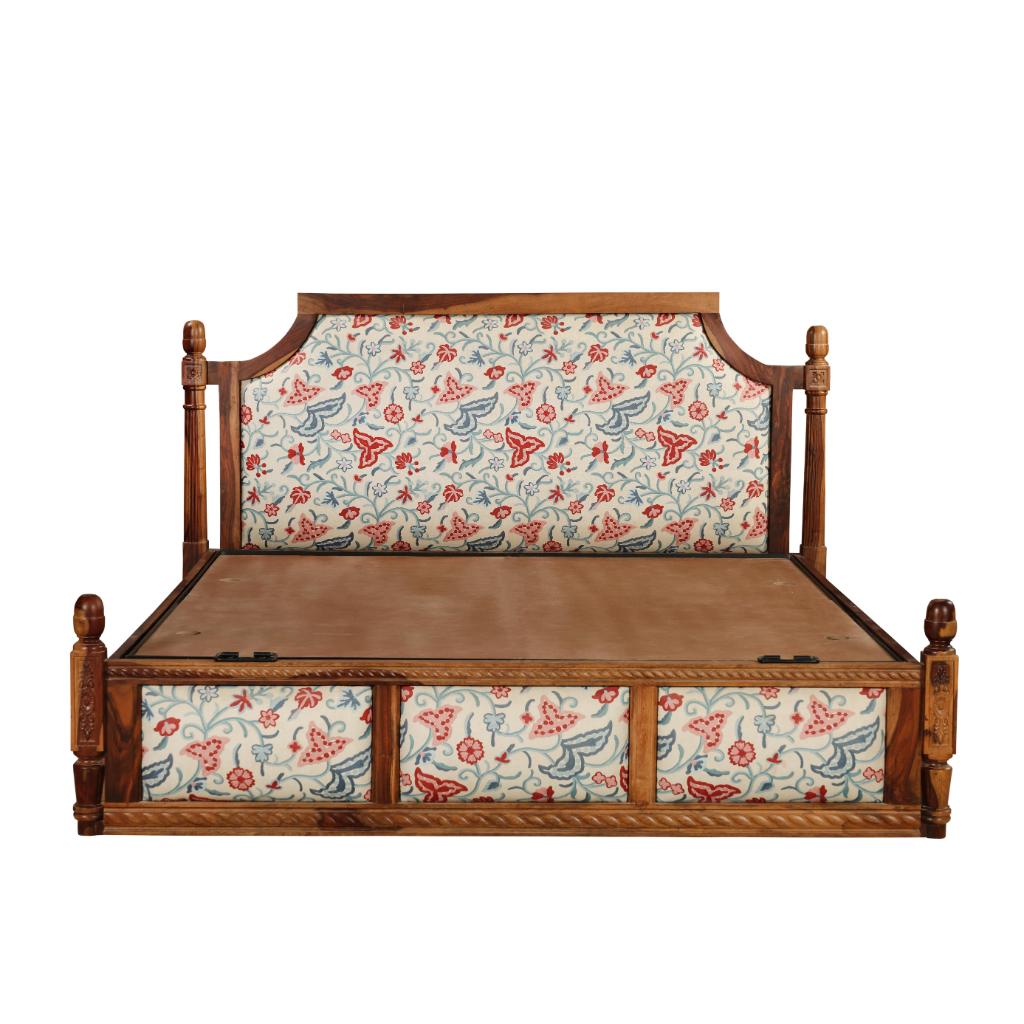 Upholstered Solid Wood Classic Bed