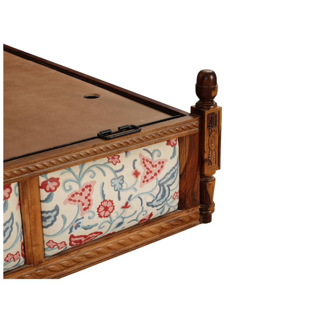 Upholstered Solid Wood Classic Bed