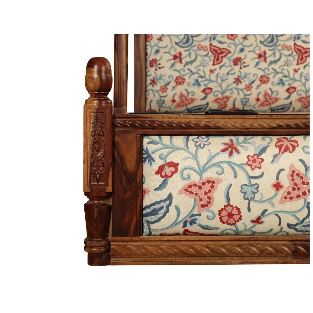 Upholstered Solid Wood Classic Bed