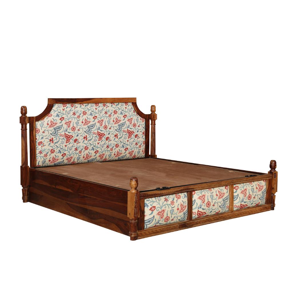 Upholstered Solid Wood Classic Bed