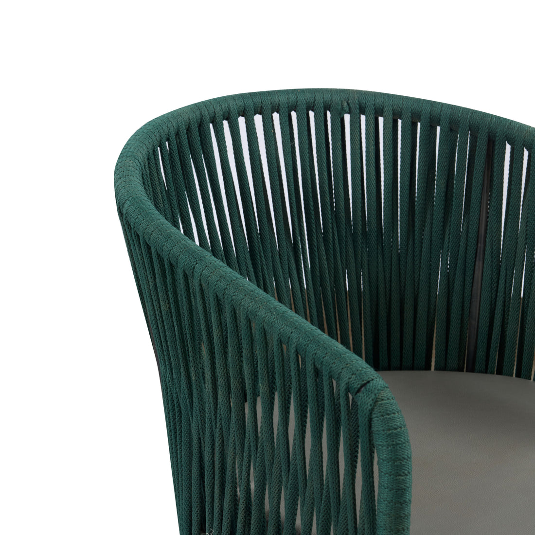 Emerald Rope Weave Arm Chair