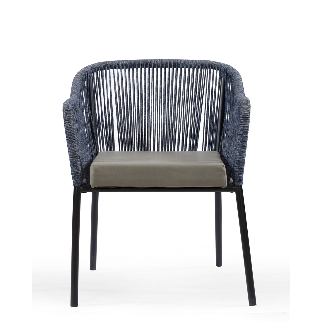 Noir Coastal Arm Chair