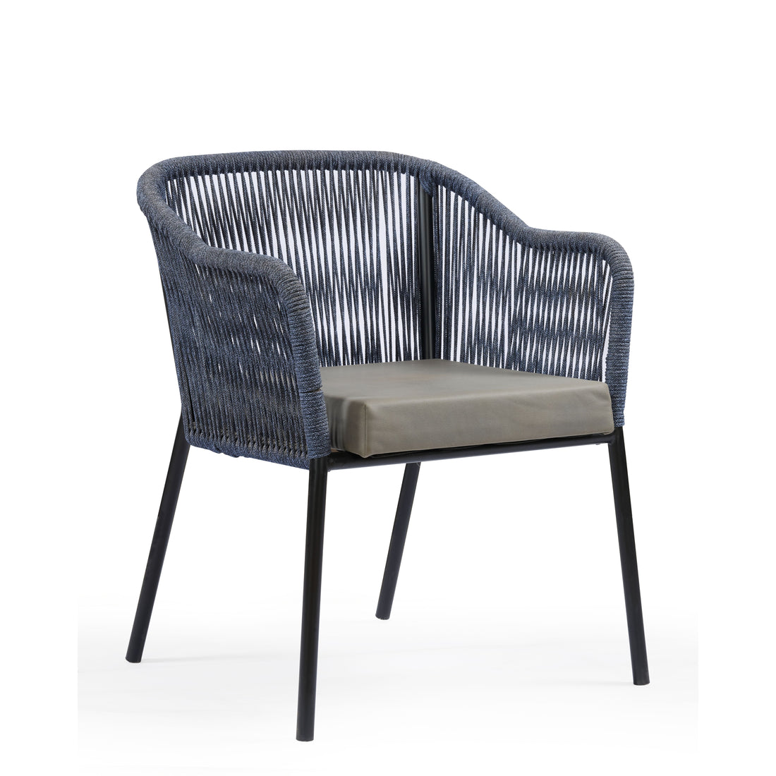 Noir Coastal Arm Chair