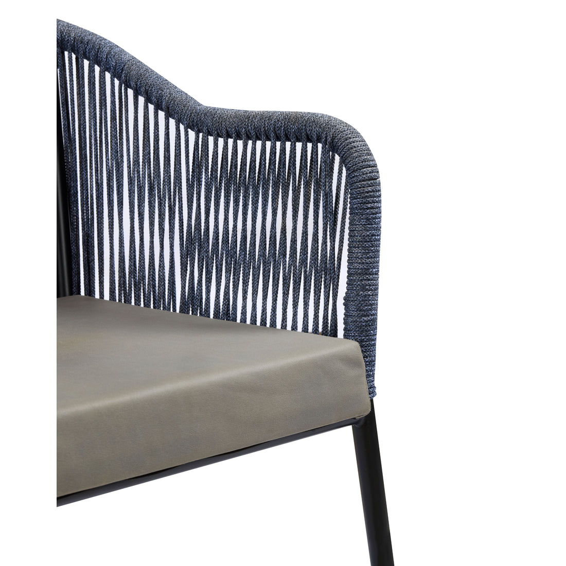 Noir Coastal Arm Chair