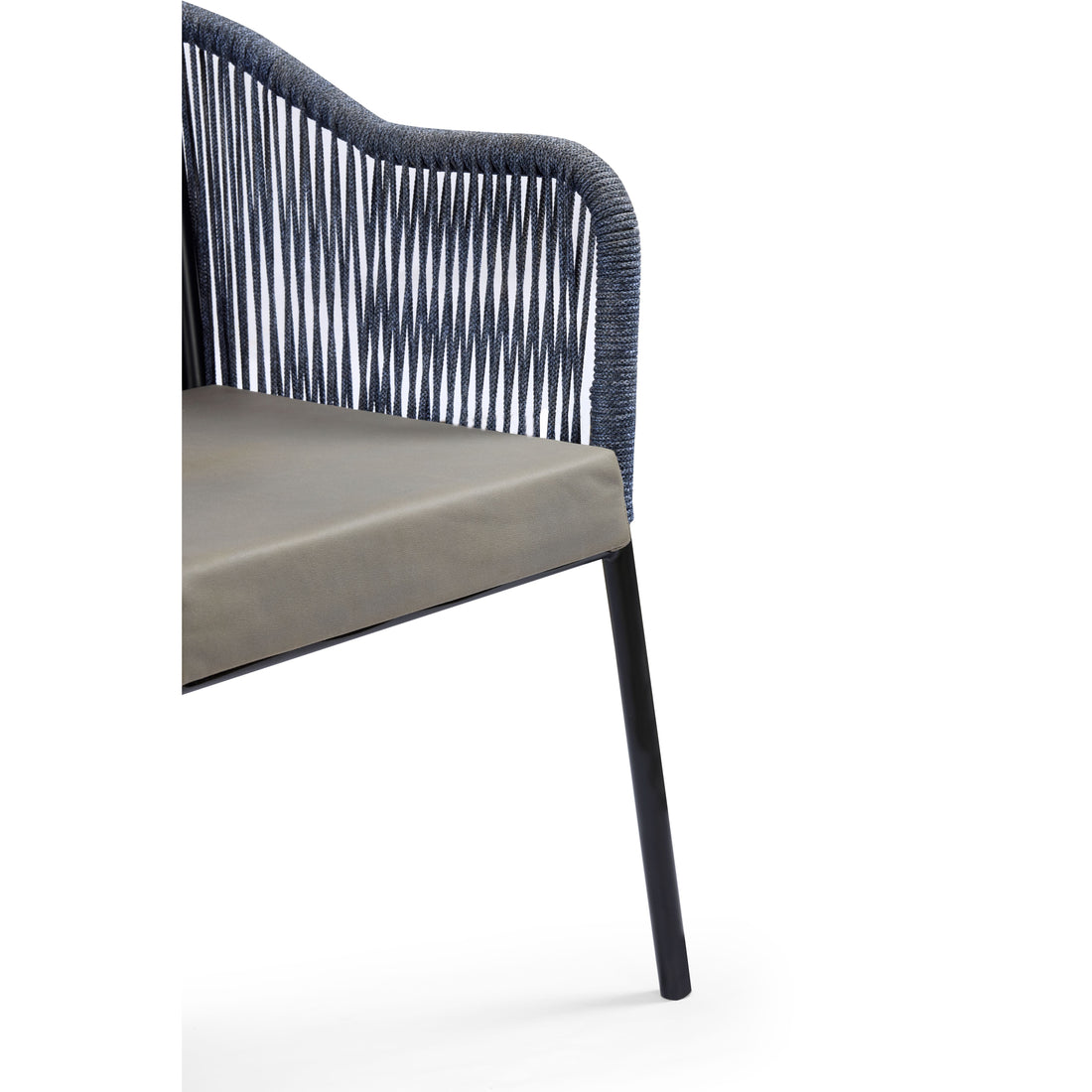 Noir Coastal Arm Chair