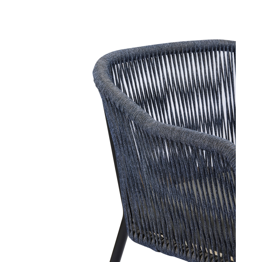Noir Coastal Arm Chair