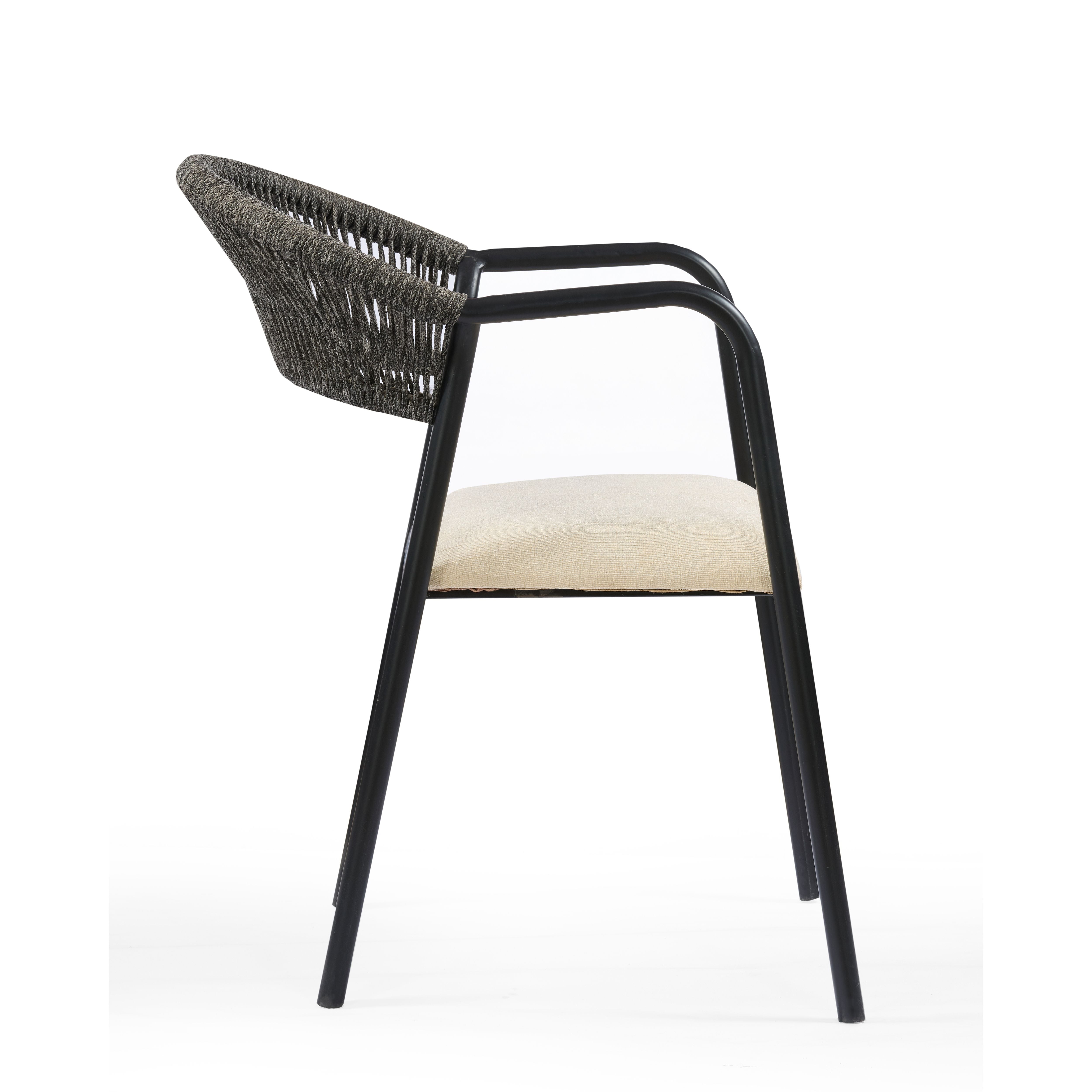 Crescent Weave Arm Chair
