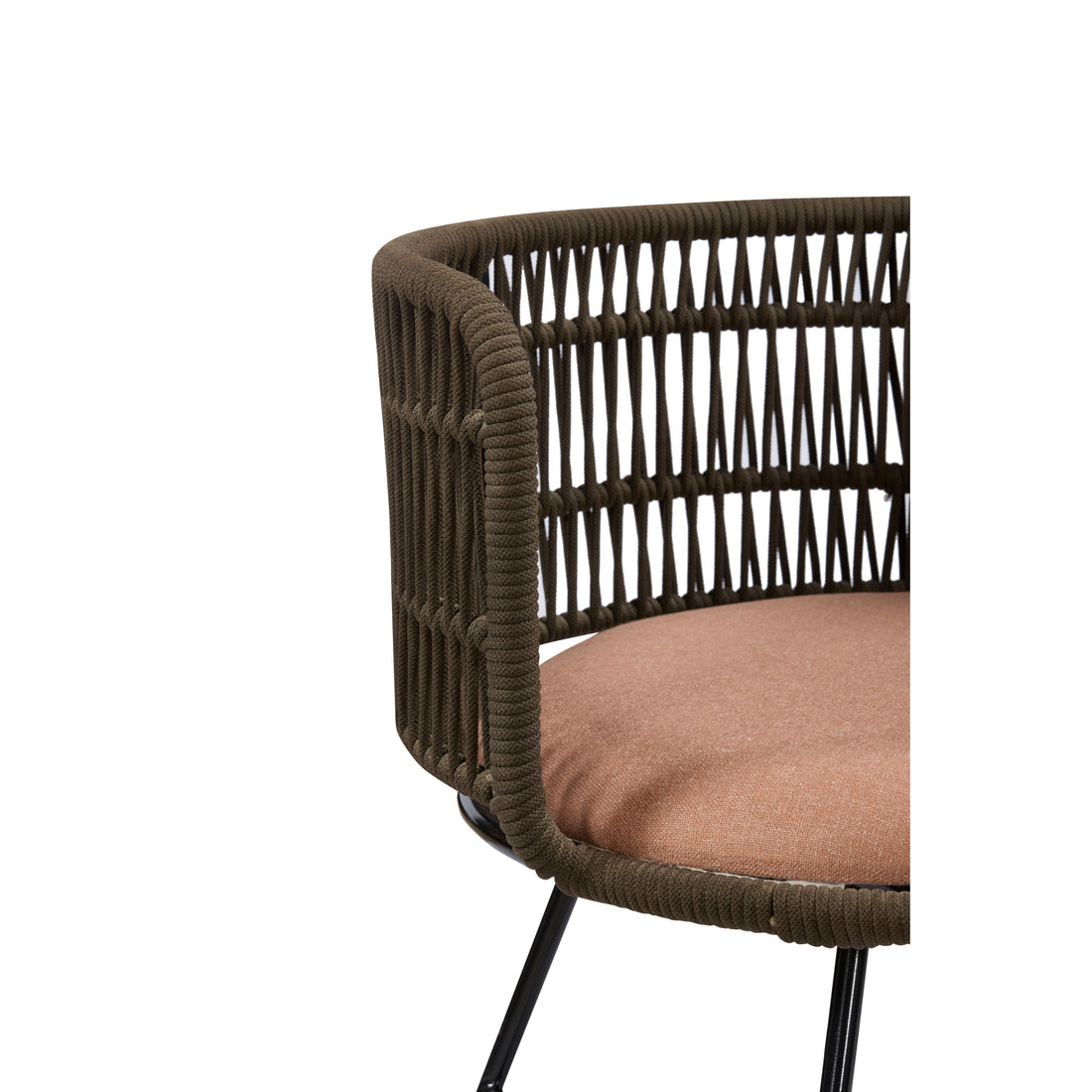 Mocha Orbit Lounge Chair