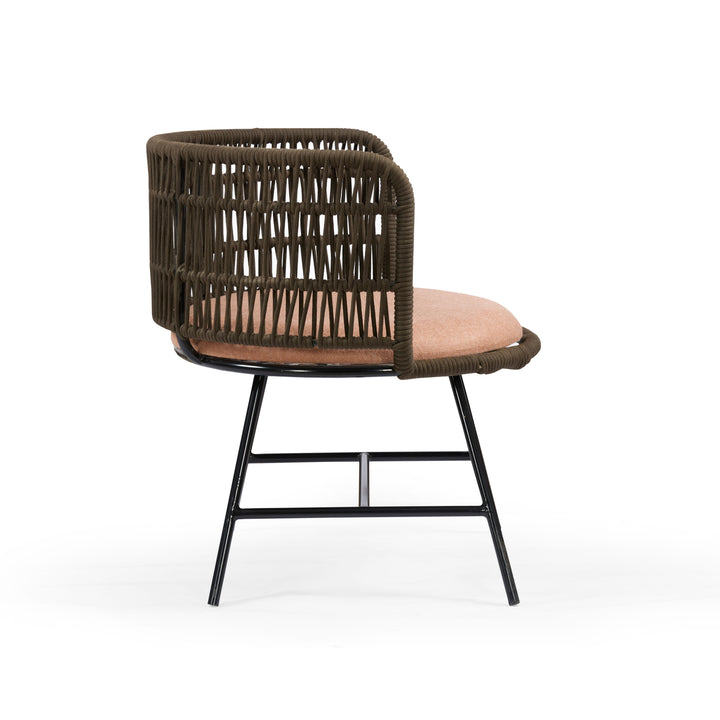 Mocha Orbit Lounge Chair