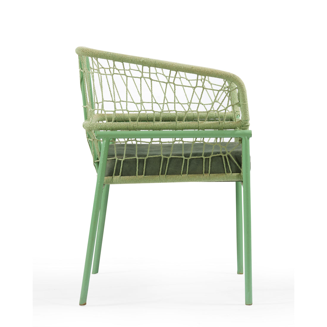 Sage Weave Dining Arm Chair