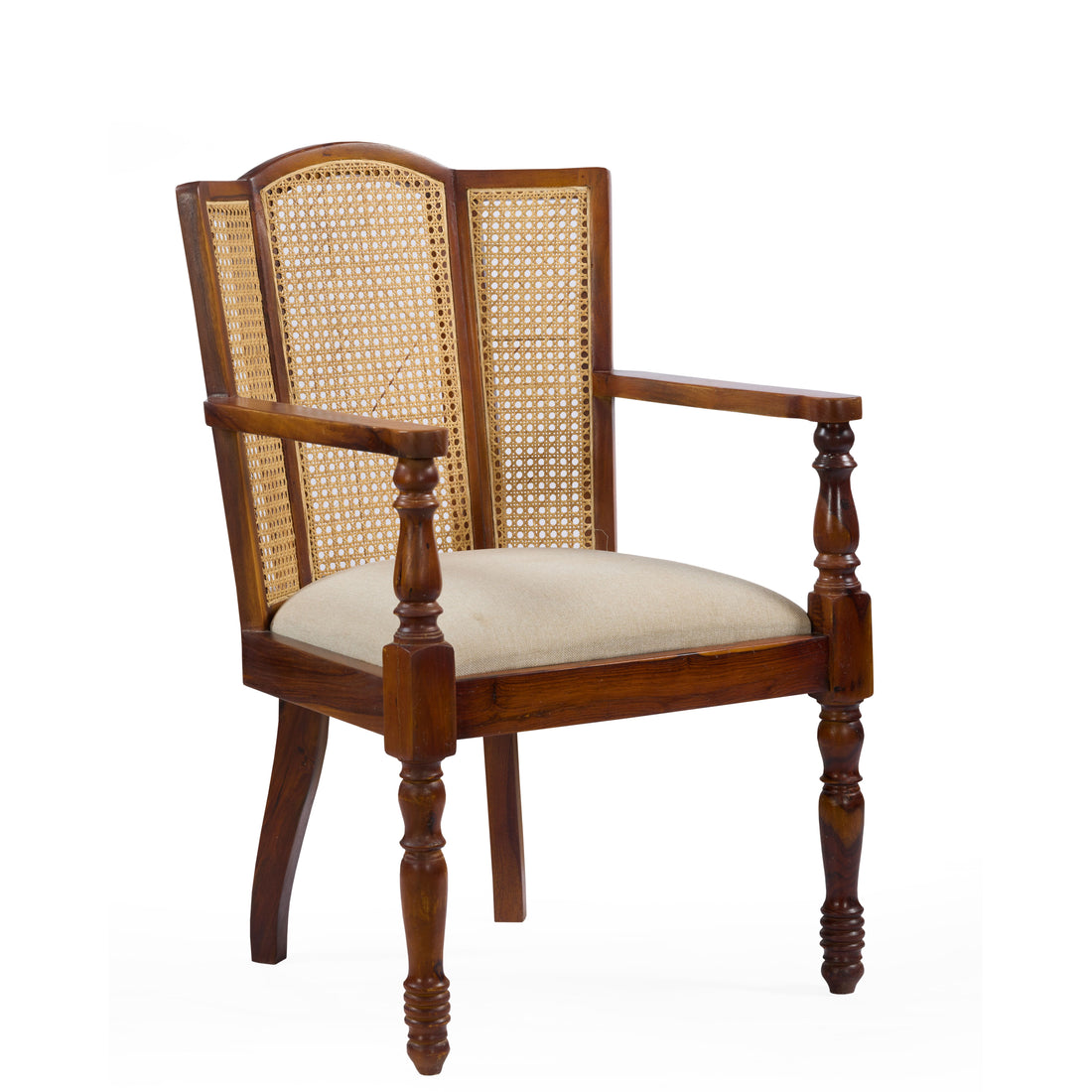 Heritage Cane Accent Armchair
