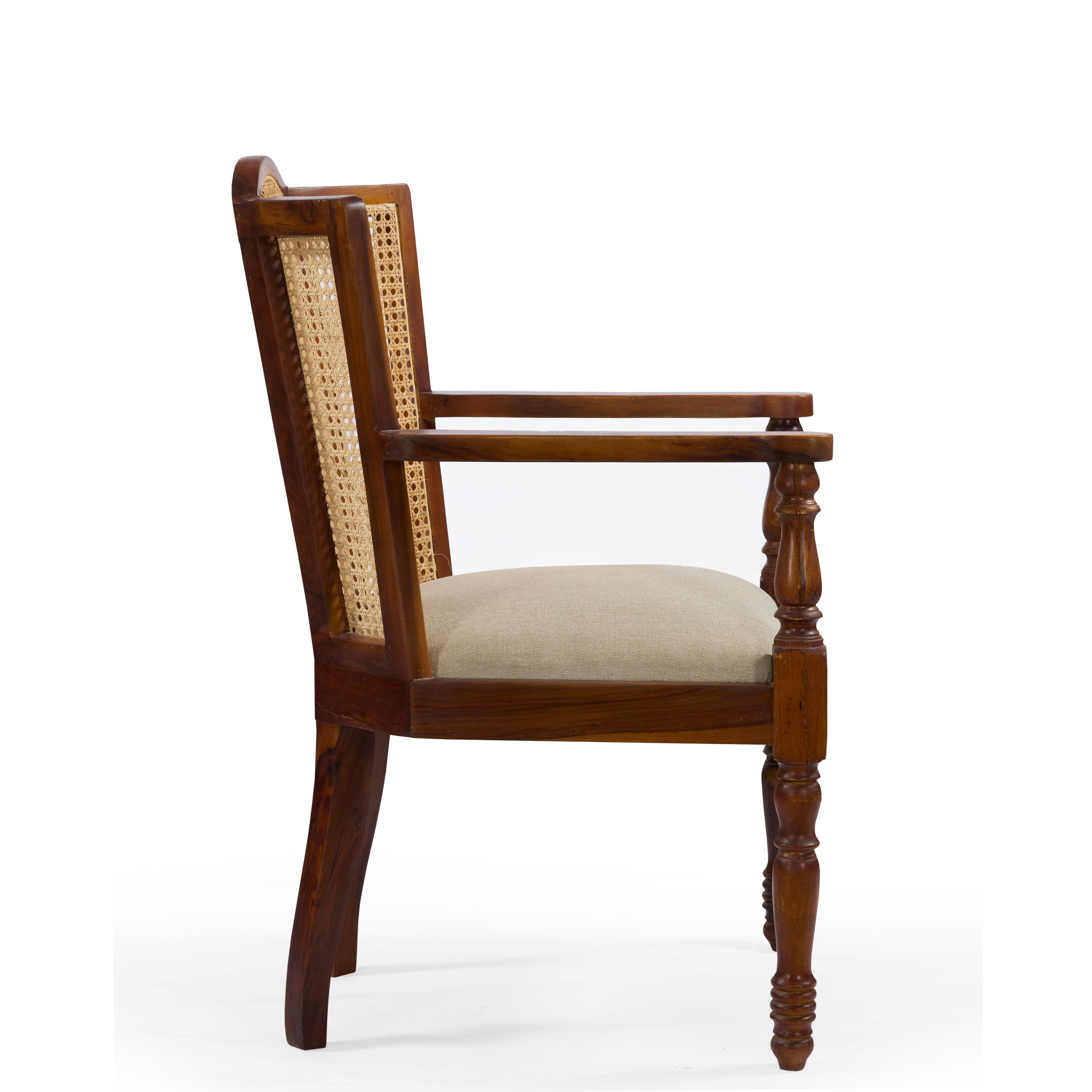 Heritage Cane Accent Armchair