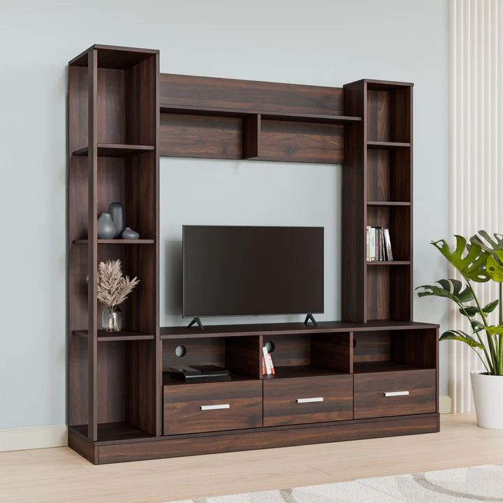 LuxeWall Multi-Storage TV Cabinet
