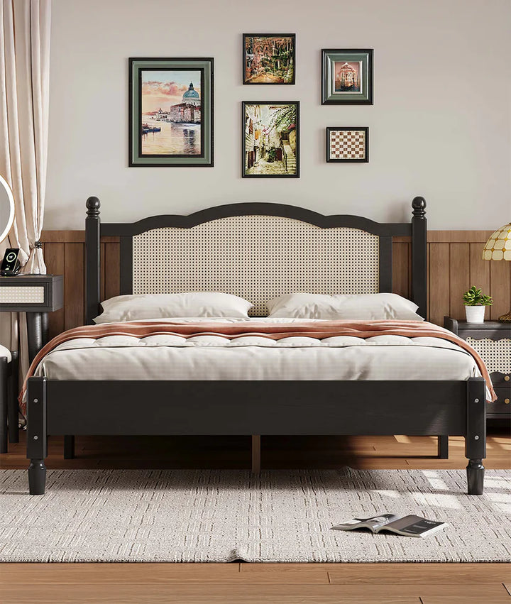 Majestic Weave Headboard Bed