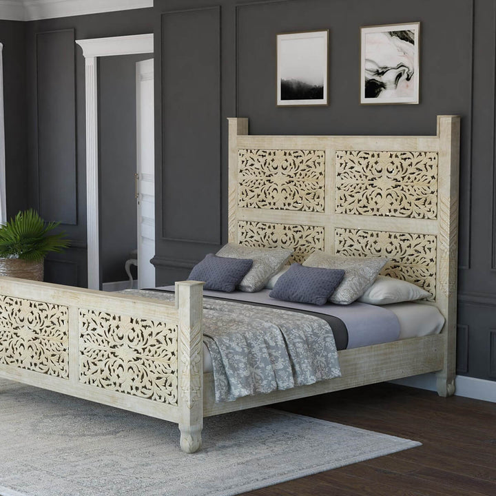 Santorini Fretwork Bed
