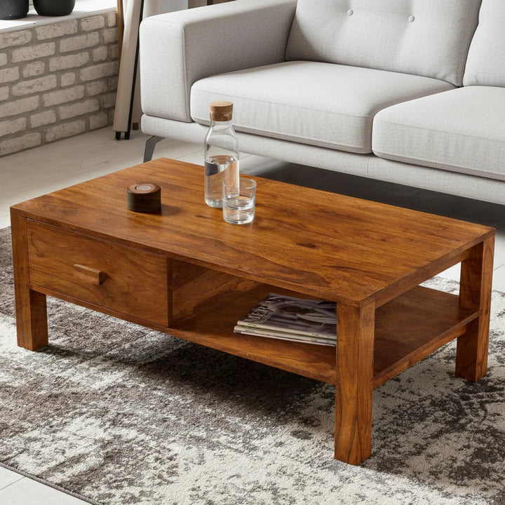 RusticVista Storage Coffee Table