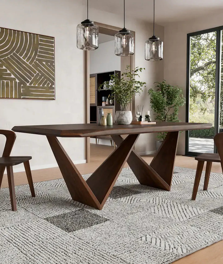 Vetra Modern Sculpted Dining Table