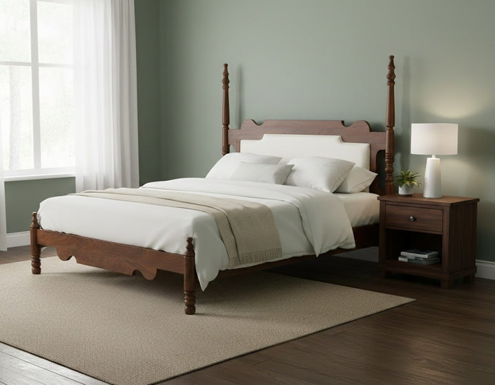 Vintage Crestwood Bedframe: A Minimalist Echo of Timeless Craft