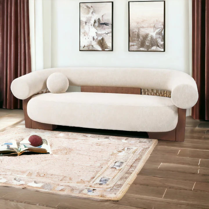 ArcoLuxe Curved Sofa